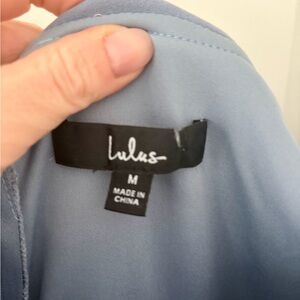 Lulus Light Blue formal dress